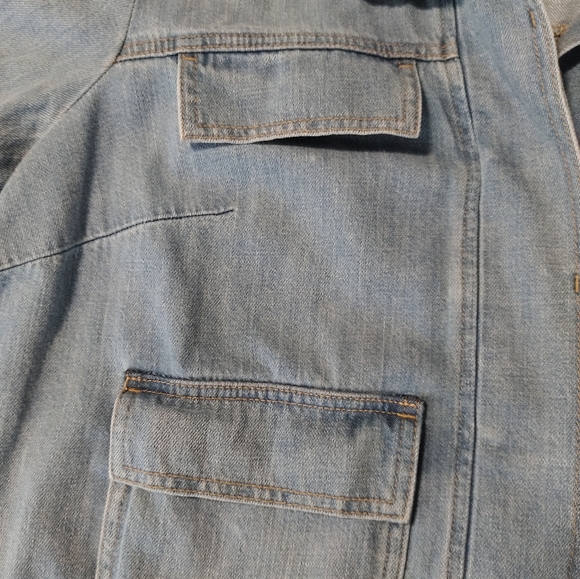 LOFT Plus Swing Denim Utility Jacket - Picture 7 of 11